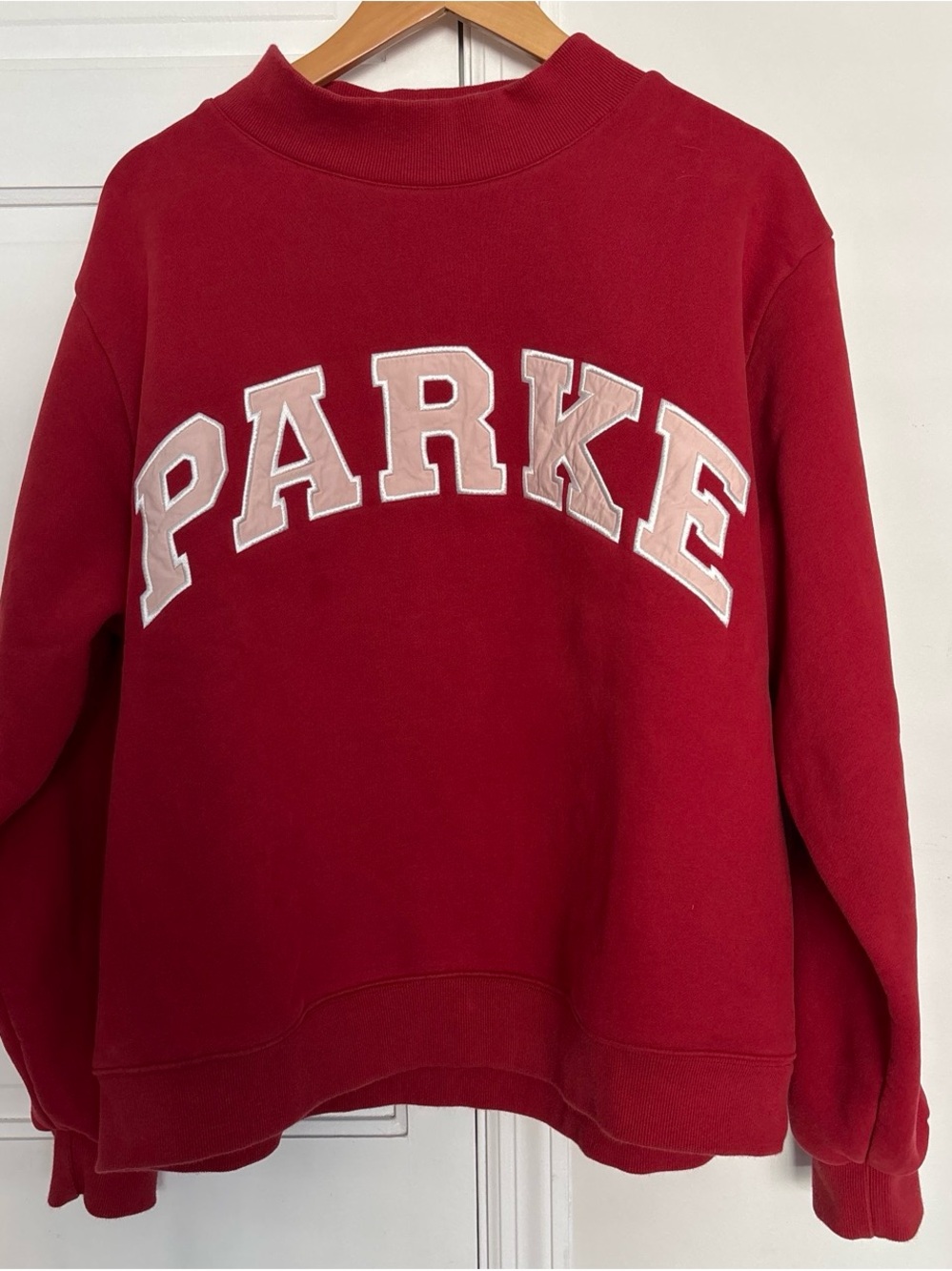 PARKE VALENTINE CRIMSON MOCKNECK